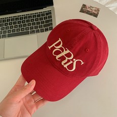 투니스 심플 레터링 자수 야구 모자