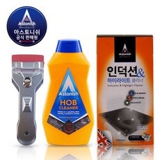 인덕션 전용 세제 크리너 청소 전기랜지 하이라이트 대용량 주방세제 스크래퍼, 1개, 500ml