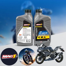 닌자 400 ABS 바이크 전용 4T MAG1 10W40 100% 합성엔진오일 1L 1병