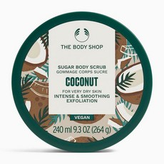 호주 더바디샵 The Body Shop Coconut Body Scrub 코코넛 바디스크럽, 2개, 240ml