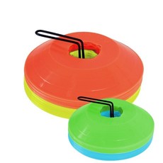 19.5cm 소형 작은 축구 스타 접시 콘 미니 묶음 60303PC 1(pc), 그린+블루