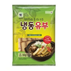 대림선 냉동유부 500g X8봉, 2개, 60g