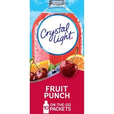 Crystal Light 아이스티 에이드 원액 분말 가루 크리스탈 라이트 레몬 아이스 티 자연 향료가 첨가된 파우더 음료 믹스 120개 팩 12박스의 10개 이동용 패킷