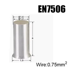 쿠쿠스토어 EN 구리 전선 비절연 베어 슬리브 관형 크림프 커넥터 튜브 코드 페룰 케이블 러그 압착 단자, 01 Copper, 29 400Pieces EN750