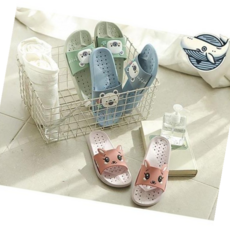 푹신한슬리퍼 유아 실내욕실화 두가지 색상 귀여운 아동