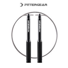 【FITTERGEAR】 負重競速跳繩 黑/灰/藍（負重 跳繩 軸承轉子 運動 減肥 燃脂 學生 男女適用 健人 蓋伊）, 灰色,一般款, 1個