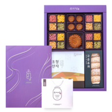 온미당 기름0% 구운유과 명절 한과 선물세트 (쇼핑백 포장), 1세트, 290g