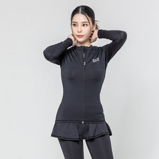 hmus Foret 女式長袖 T恤 Rash Guard 拉鍊上衣