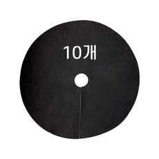 나무 제초매트(블랙) 잡초방지 부직포 보온재 방초 매트, 15호, 10개