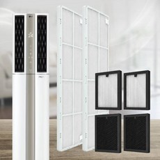 LG 휘센 듀얼 스마트 스탠드형 에어컨 3304 필터 세트 신형 호환, 1개, 초미세 플러스 2개+초미세 미니 2개+스모그 탈취 2개
