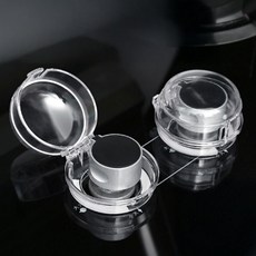 인밸 가스레인지 스위치 덮개 가스렌지 손잡이 커버 안전캡 노브 캡 벨브 카바 밸브 보호 오염방지, 2개