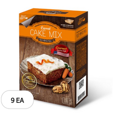 브레드가든 당근케이크믹스, 380g, 9개