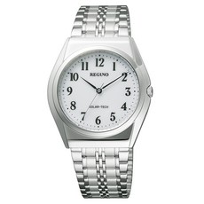 CITIZEN 男士 Regno 太陽能科技水晶玻璃防水標準款不鏽鋼金屬手錶 RS25-0043C