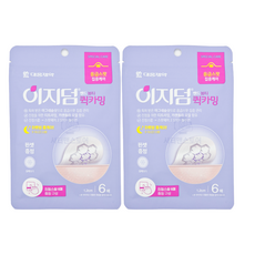 이지덤 뷰티 퀵카밍 대용량(6매) X2개 진정스왑6매+핀셋 증정 구성, 2개, 6개입