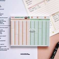 토익 오엠알 답안지 교육 학원 평가