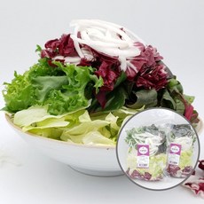 낮12시전 발송 100% 국내산 싱그런 믹스 샐러드 대용량 1kg, 싱그런믹스 1kg