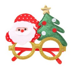 洋洋小品聖誕造型眼鏡聖誕老公公麋鹿 桃園中壢平鎮聖誕服 聖誕節服裝, 1個, 雙聖誕雪人