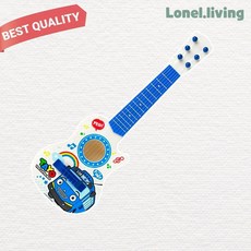 로넬리빙 바니랜드 악기놀이 타요 통기타 어린이 유아 리듬 기타 연주 키즈완구 유치원