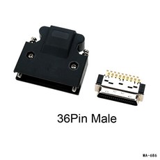 커넥터 핀 플러그 야스카와 델타 서보 모터 드라이브 제어, 색상: 8. 36Pin Male, 1개