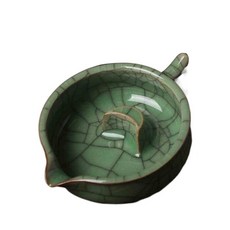 연적 덮개포함 잉크접시 벼루 다용도 도자기 먹그릇 먹물 카트리지 국다용도 묵지 붓걸이 필세, T05-반달+뚜껑 가요 메이지칭 도자기