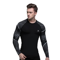 기어엑스 뉴 스포츠 플러스 남성 긴팔 라운드11-1(블랙)