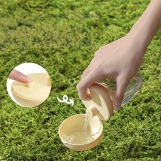 코코 반려동물 휴대용 급수기 강아지 물병 고양이 산책 캡슐물병 300ml, 1개, 노랑