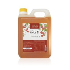 蜂國 荔枝蜜 3台斤桶裝 醇厚花香 豐富營養, 1個, 荔枝蜜3斤 1桶