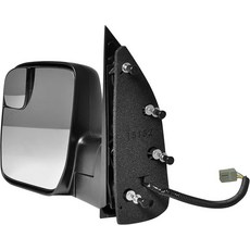 신뢰할 수 있는 다이렉트 운전석 측면 텍스처 사이드 뷰 미러 2010-2014 포드 밴 E-150 E-250 E-350 E-450 슈퍼 듀티 - 파워 작동 수동 폴딩 부품 링크, Passenger Side