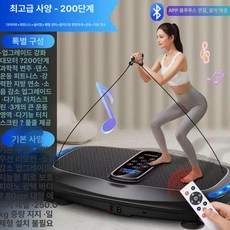 운동기구 진동판운동 다이어트 고유수용성감각 촉진판 진동전신운동기구, 1.프리미엄 버전 유럽 스타일 / 블루투스 음악 액정, 기본 모델명/품번