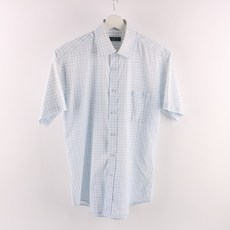 95 LG패션 턱시 남성 반팔 체크 셔츠 / P021 -655, 1개, 사진참고