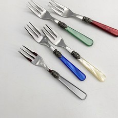 EME 이엠이 나폴레옹 케익포크(과일포크) (5색), 아이보리