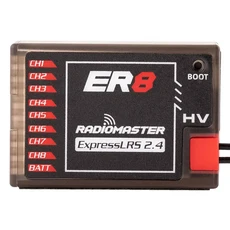 라디오마스터 PWM 리시버 ER4 4CH/ER6 ER6G 2.4G 6CH/ER8 8CH CRSF ExpressLRS 100mw 항공기 보트 자동차용, 06 ER6G, 06 ER8 Receiver