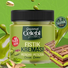 [단독판매] 맛보장 첼레비 피스타치오 스프레드 잼 35%, 200g, 1개