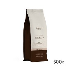 어라운지 원두 커피 다크 500g, (분쇄안함) 홀빈, 1개