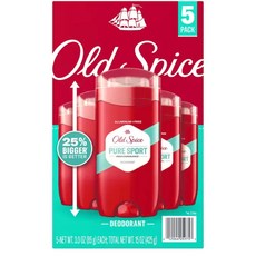 Old Spice 運動款長效體香膏 5入組, 1個, 分購1入價