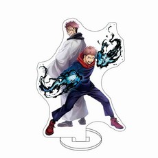 주술회전 아크릴 스탠드 피규어 고죠 이타도리 후시구로 양면스쿠나 이누마키, 01.이타도리 유지&숙주