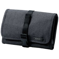 ELECOM (BMA-GP13) 展開式長夾收納袋，3C配件收納，行動電源、隨身碟、傳輸線整理包, 1個