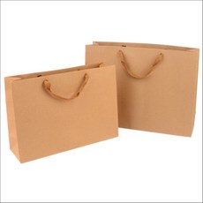 크라프트 쇼핑백 쇼핑백중 선물종이가방, 40x28cm