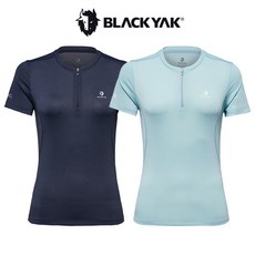 [블랙야크]24년SS 여성 여름용 경량 반팔 하프집업 M마르파라운드집업티S2 1BYTSM4522