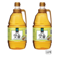 청정원 월계수잎 맛술, 1.8L, 12개