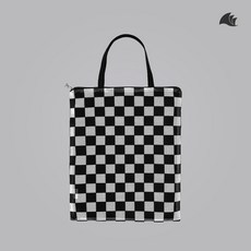 스윗스윔 풀 프린팅 메쉬 백, 체크블럭