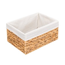 dayneeds 小田草植編織提把收納籃 含可拆洗布套 居家整理箱, 【dayneeds】小田 草植編織-提把收納籃(含布套), 1個