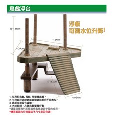 帥哥水族【VENY'S】烏龜浮台 組合式 烏龜爬架 烏龜曬台 烏龜, 小, 1個