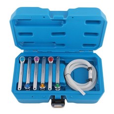 MaXpeedingrods 토요타 및 렉서스 자동차용 43mm 브레이크 블리더 어댑터 알루미늄 마스터 실린더 어댑터는 수동 브레이크 유체 블리더 수동 유체 압력 블리더 저, 7 pcs