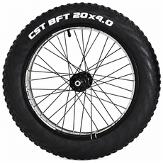 CST BFT 타이어 20인치 20x4.0_펫바이크 팻타이어 펫파이크 전기자전거 MTB, 블랙 타이어, 경량스틸
