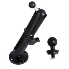 5.9인치 팔을 가진 튼튼한 GPS 및 휴대폰 마운트 홀더 - 범용 17-25mm(5/8"-1") 볼 어댑터/T-볼트 베이스 가민 GPS 백업 카메라 모니터 자동차 대시보드