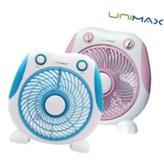 선풍기 유니맥스754 박스형 개구리선풍기 25cm 5엽날개, 본상품