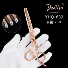 DaoMo 美髮剪刀 TK119-GS 6寸綜合剪, 1個, YHQ-632玫瑰金25%綜合