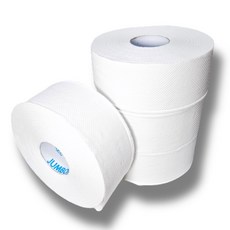 한일화장지 물에잘녹는 점보롤 티슈 250m 2겹 엠보싱 4롤 1봉, 1개, 4개입