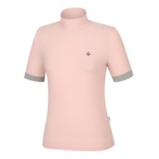 레노마골프 여성 소매 배색 골지 하이넥 반팔 티셔츠 RWTHL6111-411 2801849